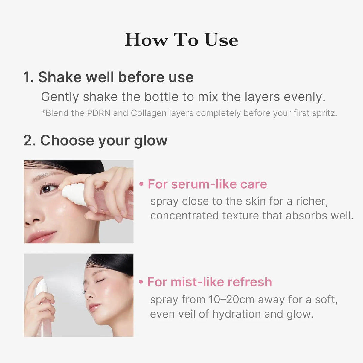 MEDICUBE | PDRN Pink Collagen Glow Jelly Mist Serum - 100ml