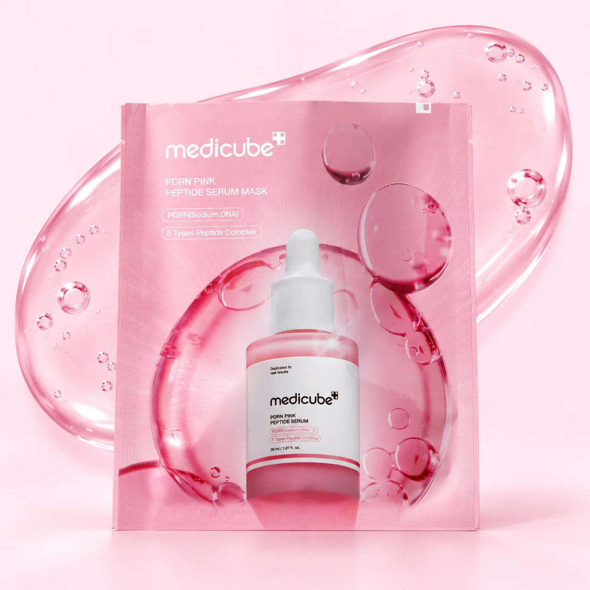 MEDICUBE | PDRN Pink Peptide Serum Mask