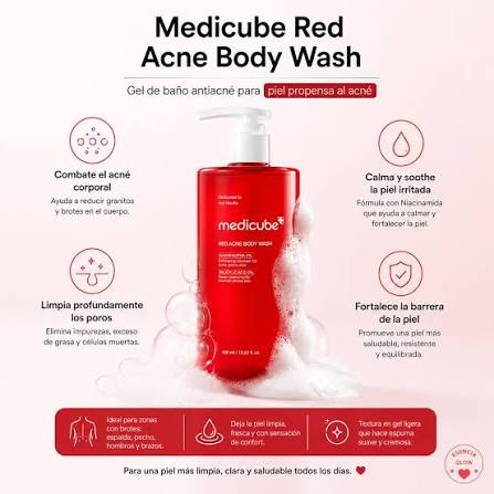 MEDICUBE | Red Acne Body Wash - 400 ml