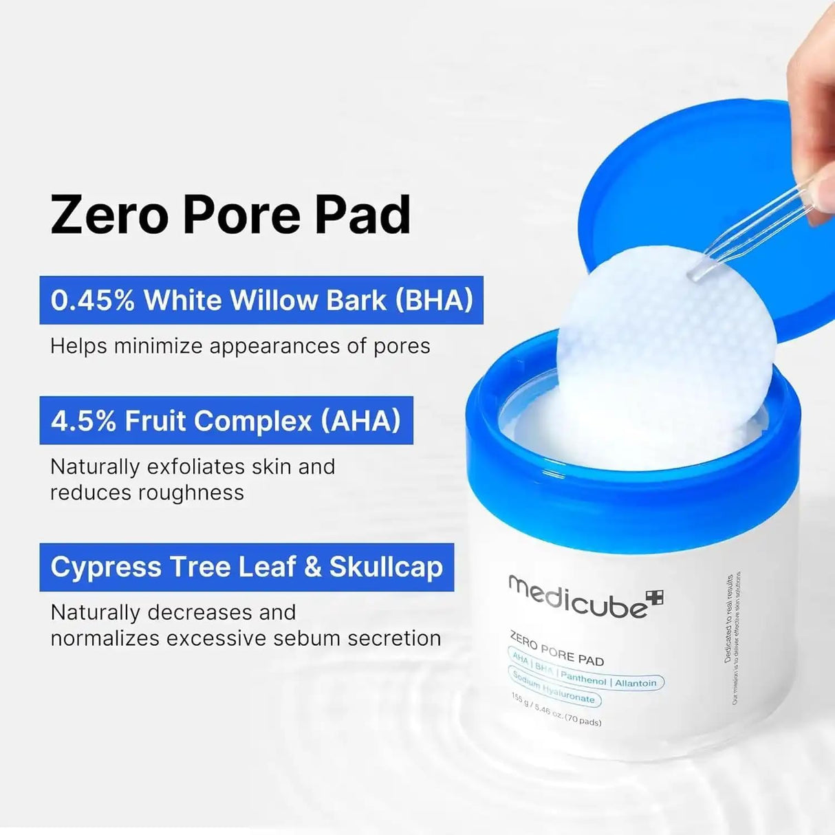 MEDICUBE | Zero Pore Pad 2.0 - 70 ud