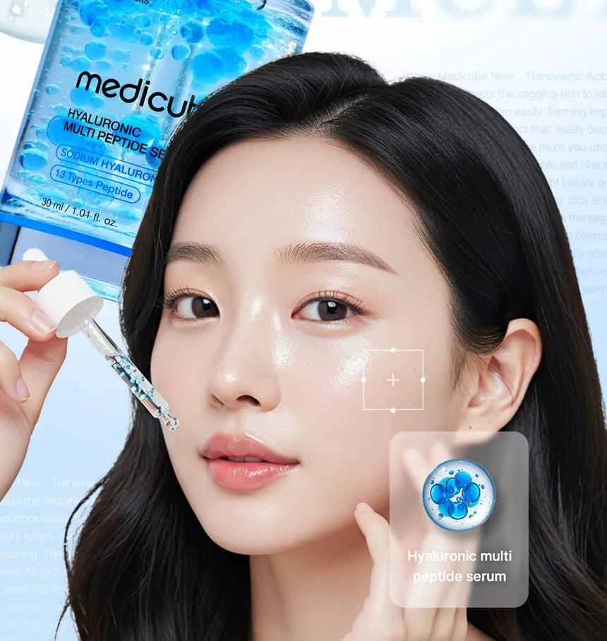 MEDICUBE | Hyaluronic Multi Peptide Serum - 30ml