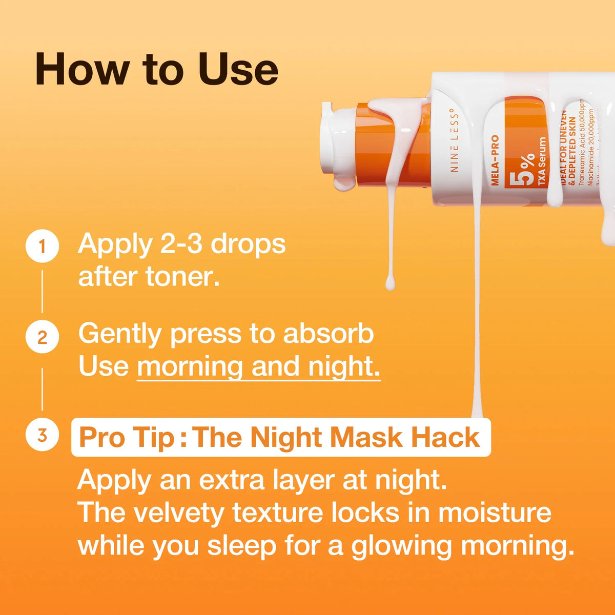 NINELESS | MELA-PRO 5% TXA Serum - 30ml