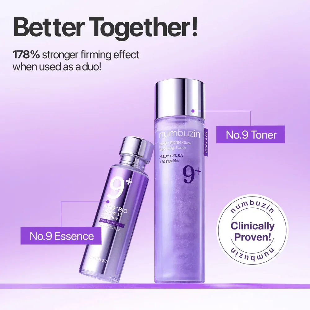 NUMBUZIN | No.9 NAD+ PDRN Glow Boosting Toner 150ml - InternationalCosmetic