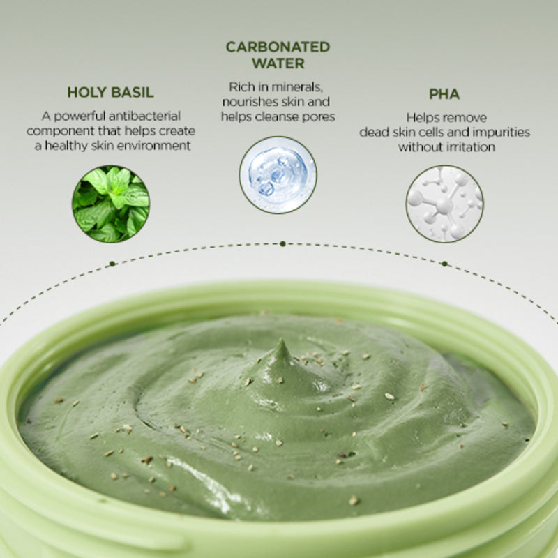 P.CALM | Holy Basil Bubble Deep Mask - 90 gr