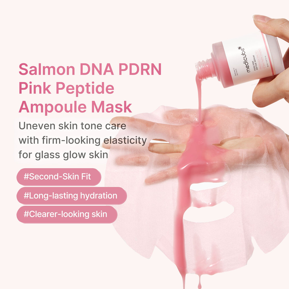 MEDICUBE | PDRN Pink Peptide Serum Mask - 6ud