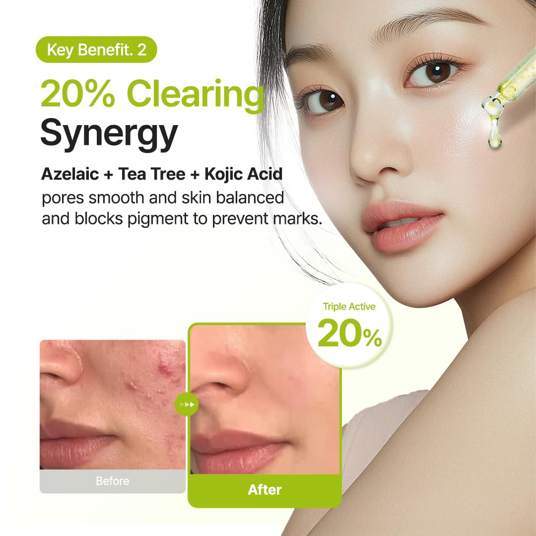 PURITO | Azelaic Acid 10 Kojic Tea Tree Serum - 30ml