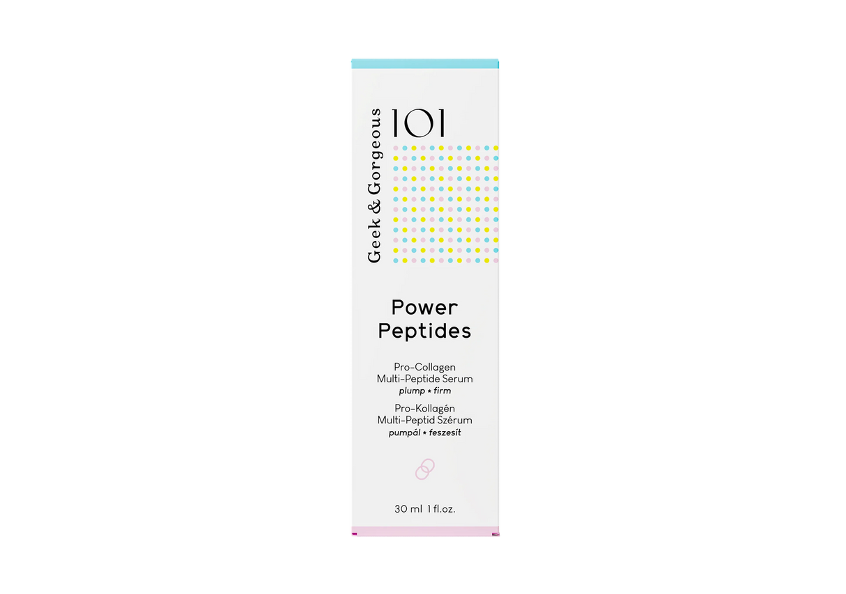 GEEK & GORGEOUS | Power Peptides - 30 ml - InternationalCosmetic