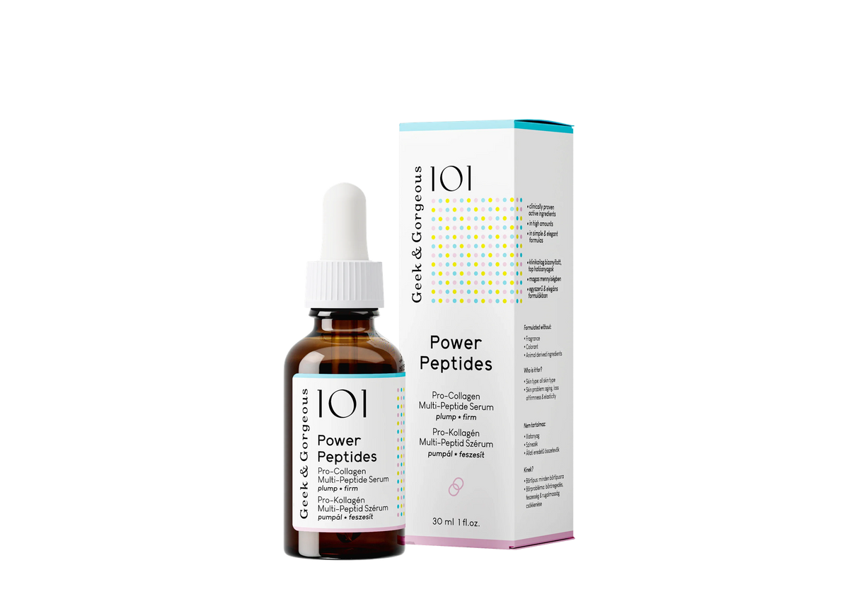 GEEK & GORGEOUS | Power Peptides - 30 ml - InternationalCosmetic