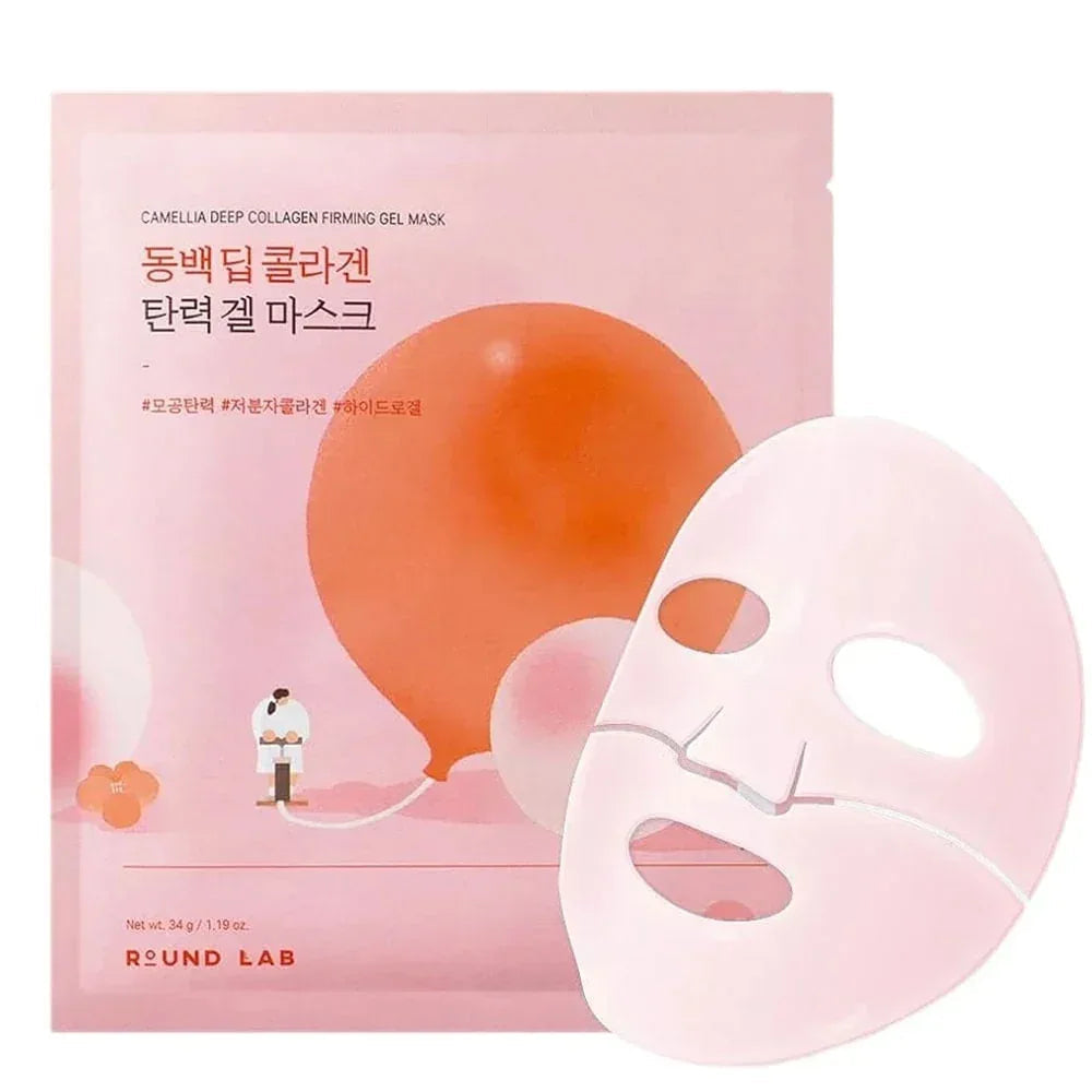 ROUND LAB | Camellia Deep Collagen Firming Gel Mask - InternationalCosmetic