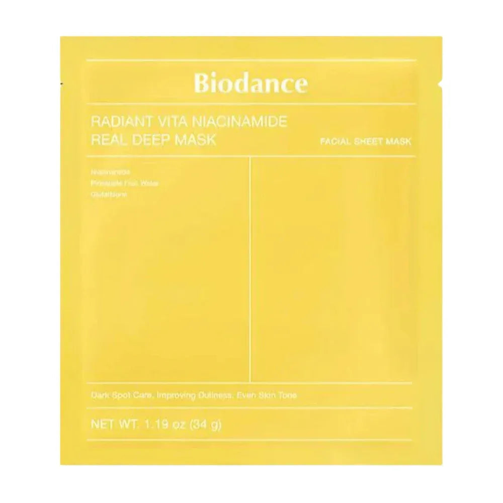 BIODANCE | Radiant Vita Niacinamide Real Deep Mask - 1 ud - InternationalCosmetic