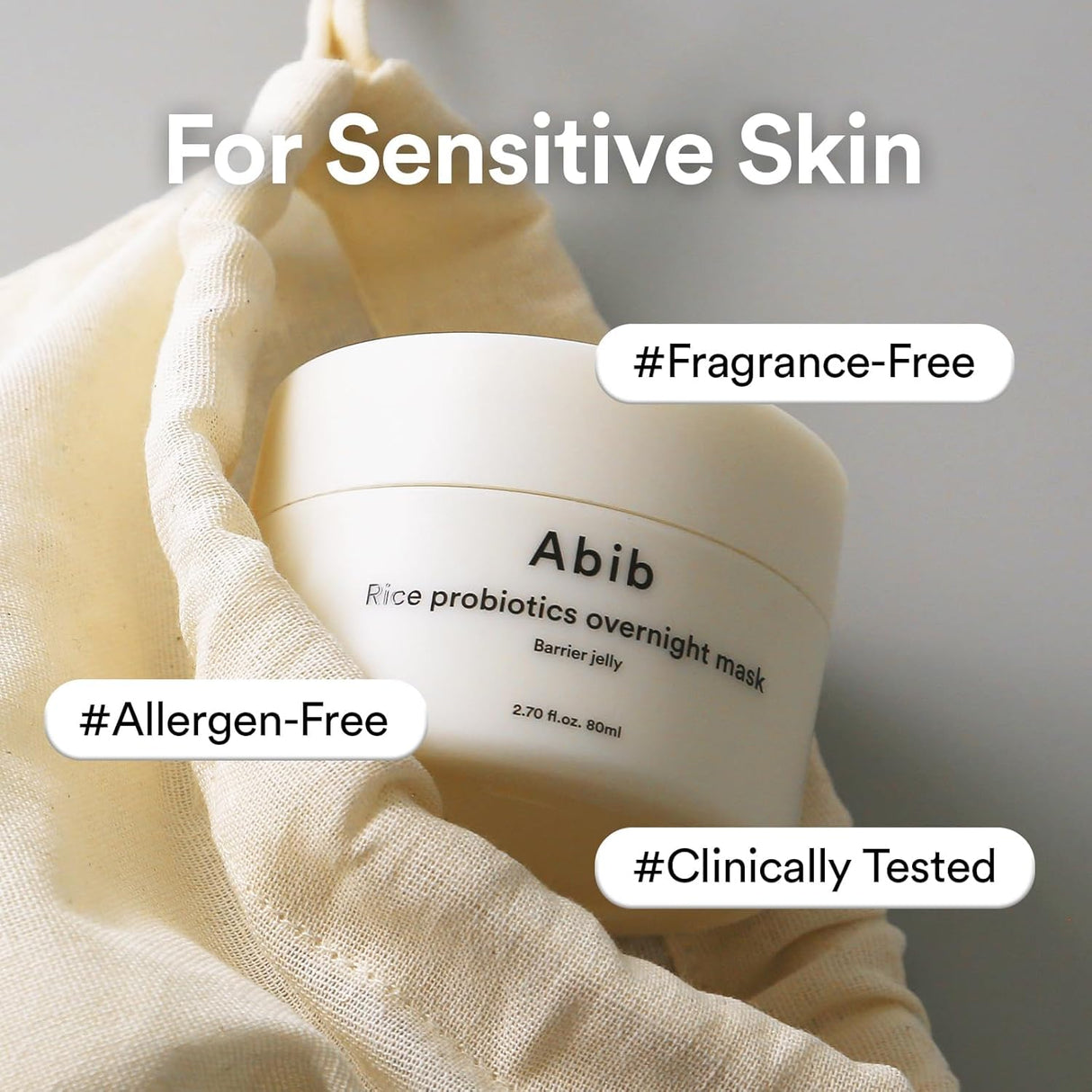 ABIB | Rice Probiotics Overnight Mask Barrier Jelly - 80ml