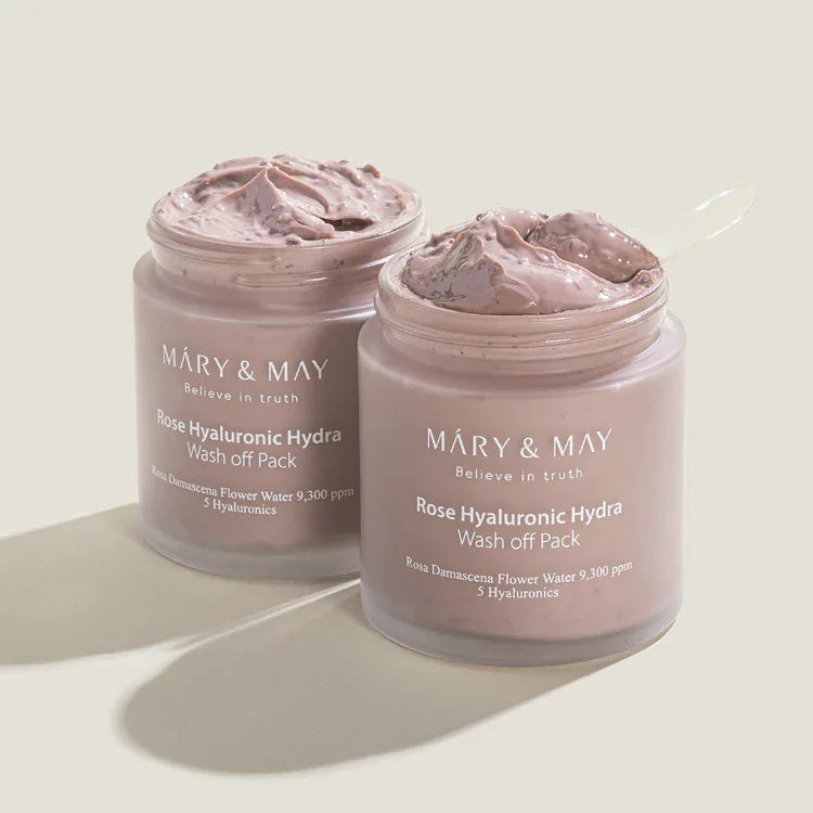 MARY & MAY | Rose Hyaluronic Hydra Wash‑Off Pack - InternationalCosmetic