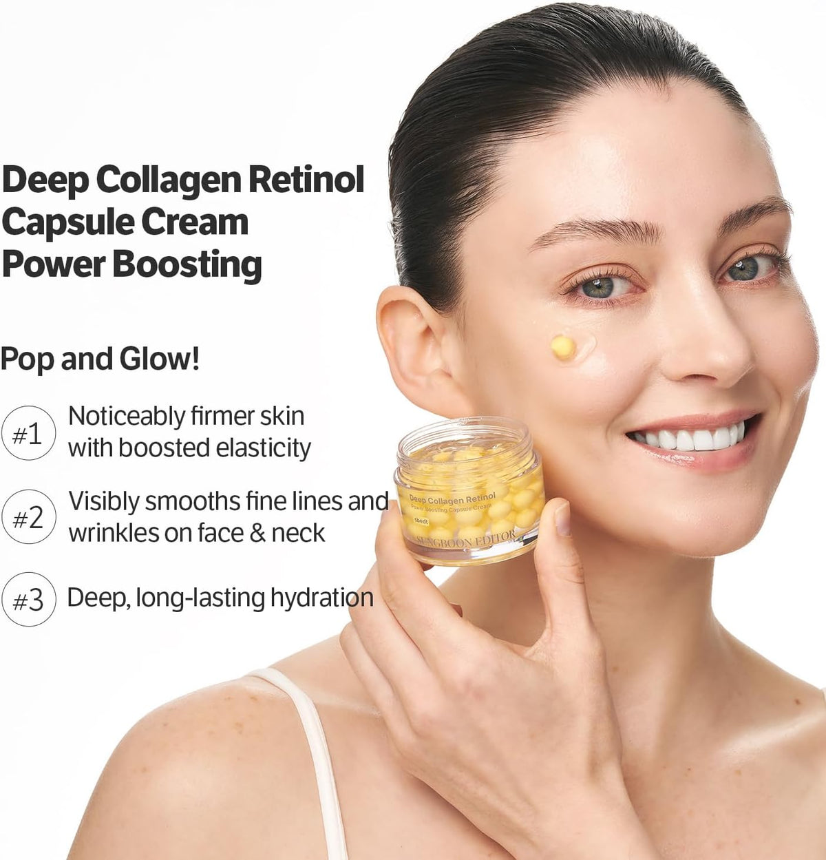 SUNGBOON EDITOR | Deep Collagen Retinol Power Boosting Capsule Cream - 50ml