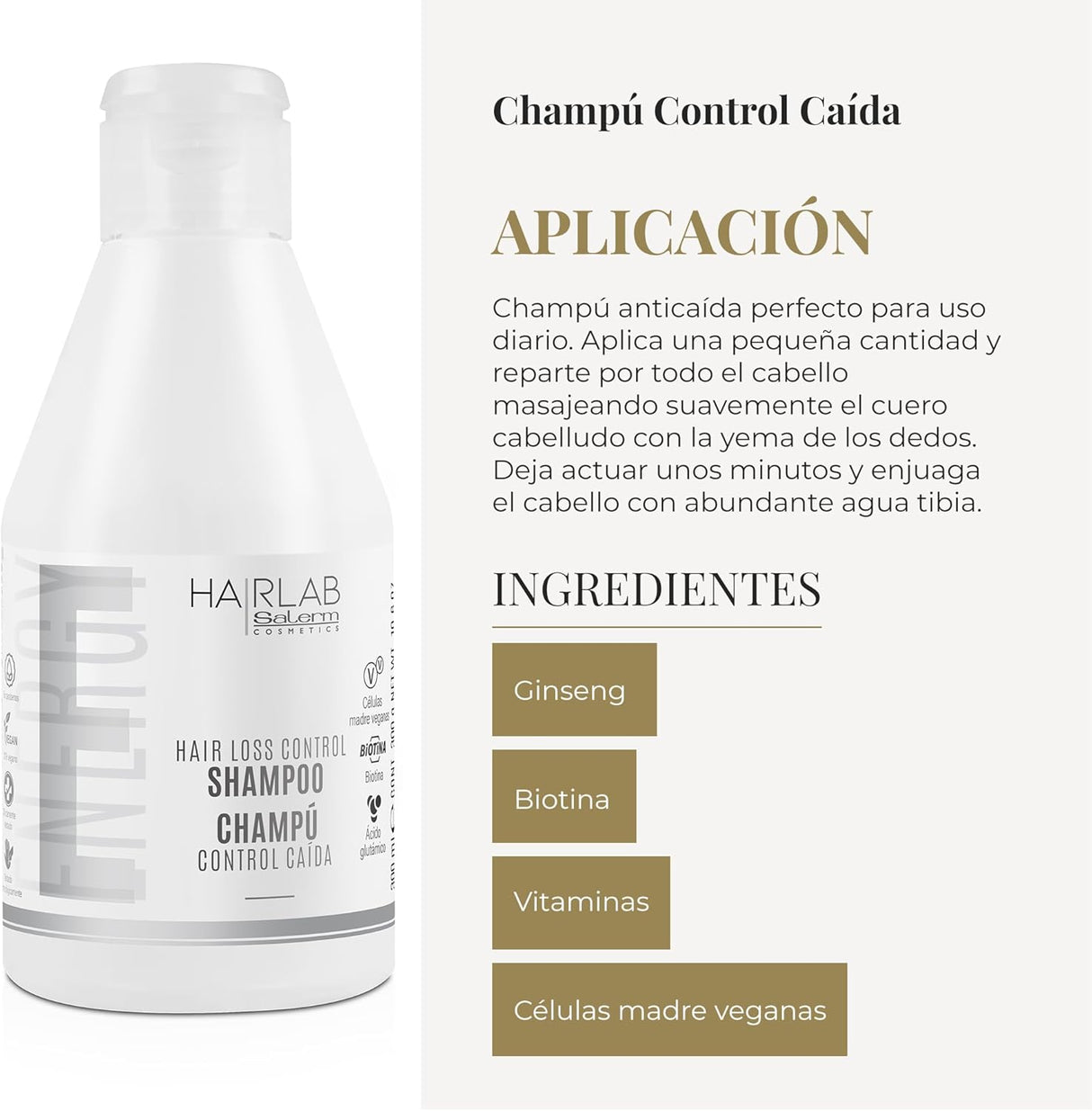 SALERM | Energy Champú Control Caída - 300ml