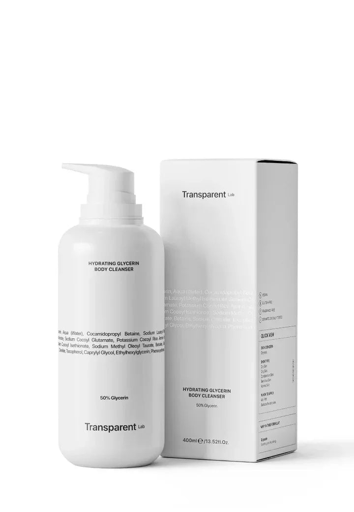 TRANSPARENT LAB | Hydrating Glycerin Body Cleanser - 400ml - InternationalCosmetic