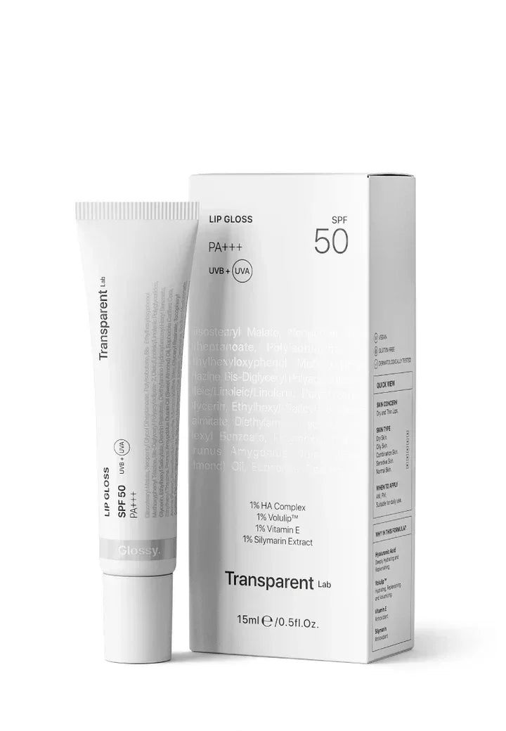 TRANSPARENT LAB | Tinted Lip Gloss SPF 50 - 15ml - InternationalCosmetic