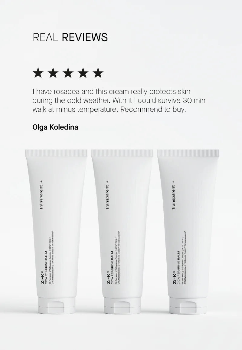 TRANSPARENT LAB | Zi-K Cica Repairing Balm - 100ml