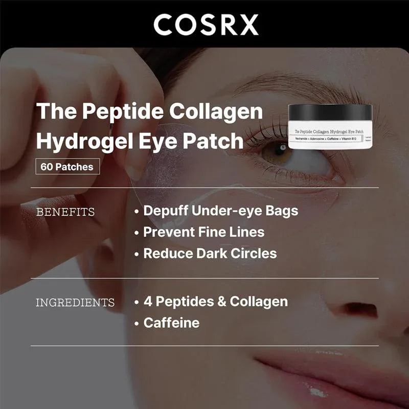 COSRX | The Peptide Collagen Hydrogel Eye Patch - 60ud - InternationalCosmetic
