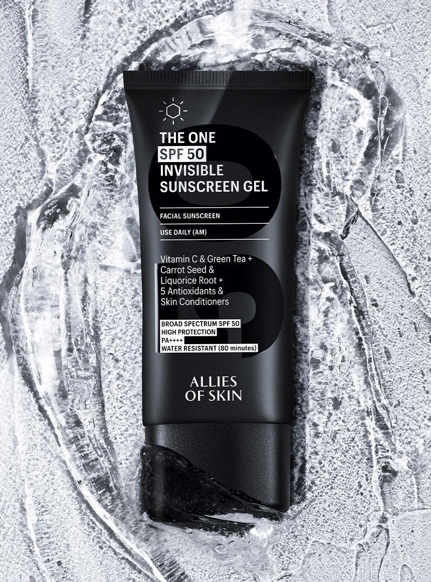 ALLIES OF SKIN | Formato viaje - THE ONE SPF 50 Invisible Sunscreen Gel - 20ml - InternationalCosmetic