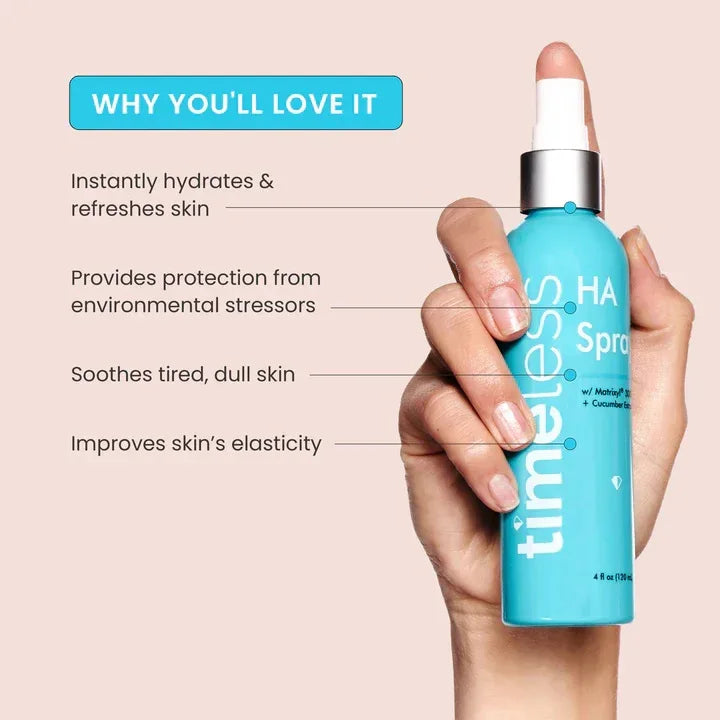 TIMELESS | HA Spray Matrixyl 3000 + Cucumber Spray - 120ml - InternationalCosmetic