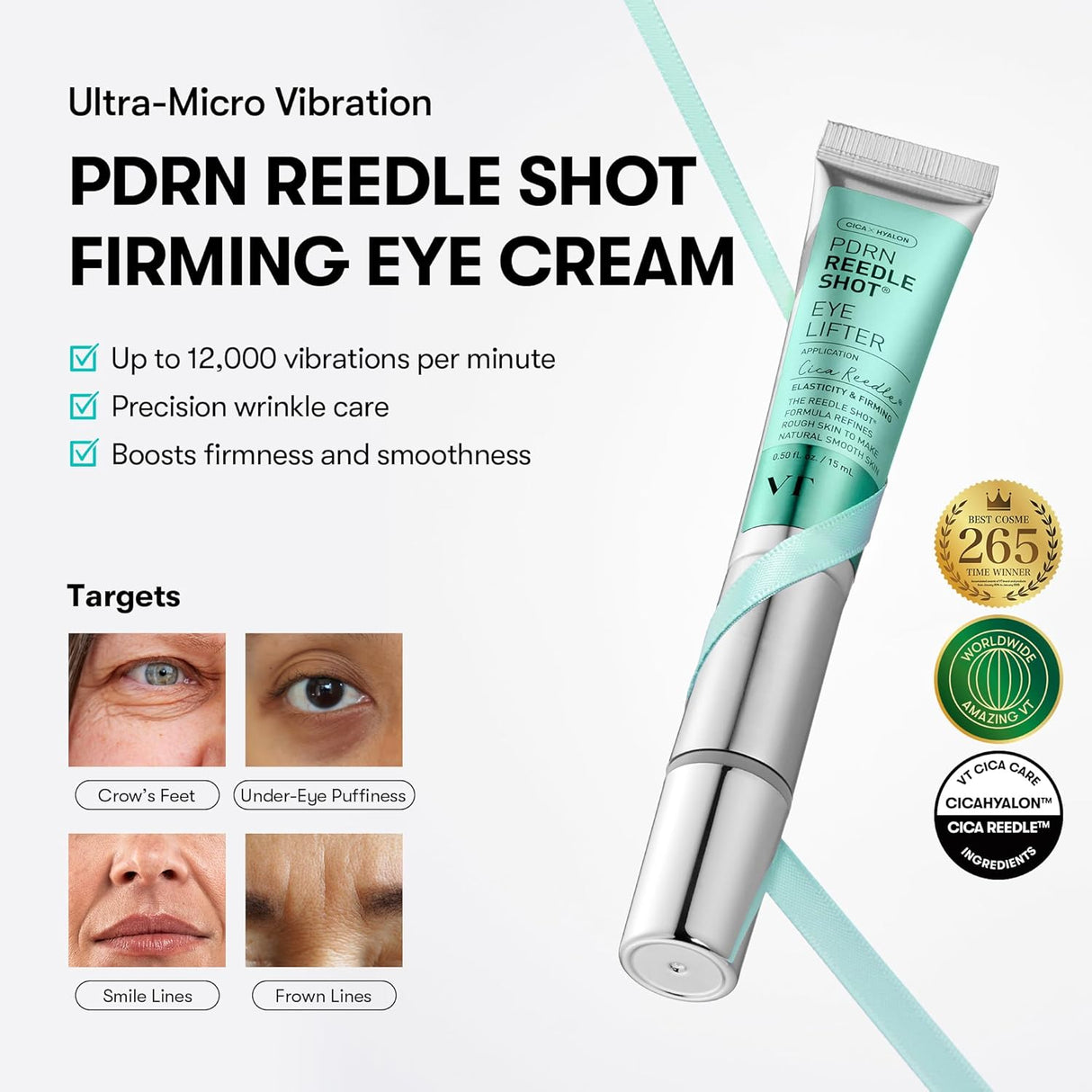 VT COSMETICS | PDRN Reedle Shot Eye Lifter - 15ml