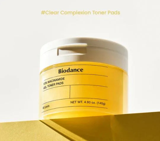 BIODANCE | Vita Niacinamide Gel Toner Pads - 60ud - InternationalCosmetic