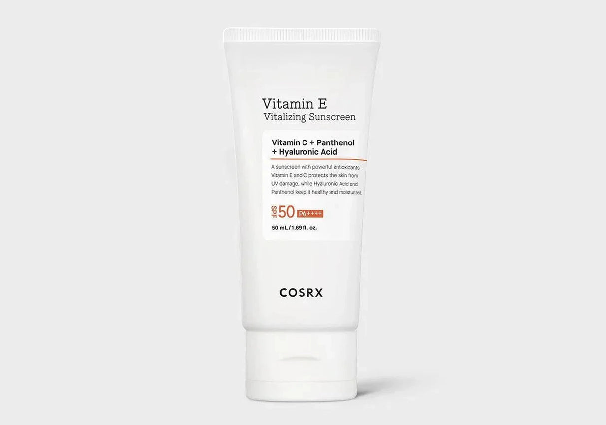 COSRX | Vitamin E Vitalizing Sunscreen Protector Solar SPF50+ - InternationalCosmetic