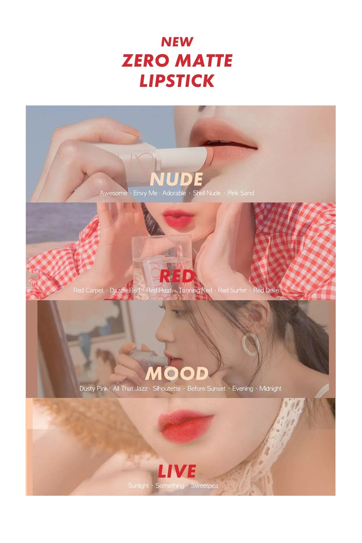 ROM&ND | Zero Matte Lipstick - InternationalCosmetic