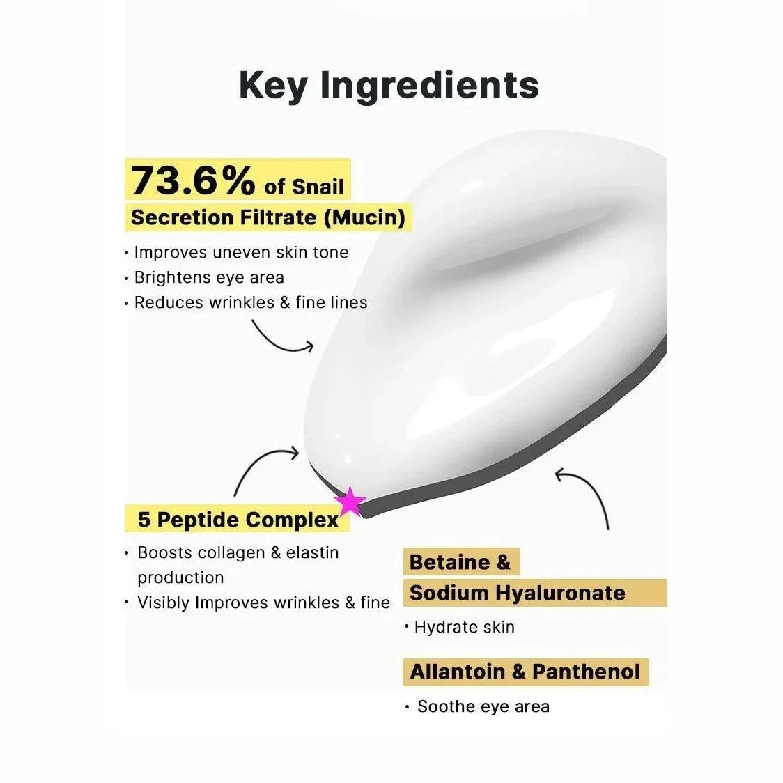 COSRX | Advanced Snail Peptide Eye Cream - 25ml - InternationalCosmetic