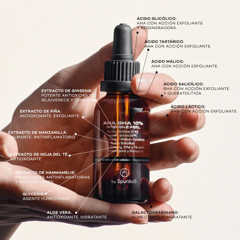 5PUNTO5 | AHA / BHA 10% Intensive Peel - 30ml - InternationalCosmetic