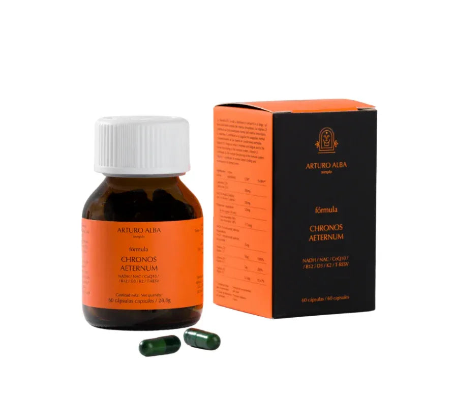 ARTURO ALBA | Chronos Aeternum - 60 cápsulas - InternationalCosmetic