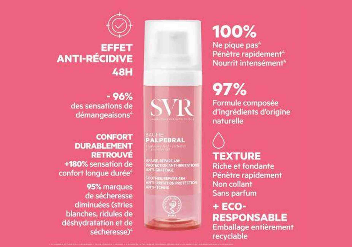 SVR | Palpebral Balsamo Anti-Irritación Rostro y Ojos - 30ml - InternationalCosmetic