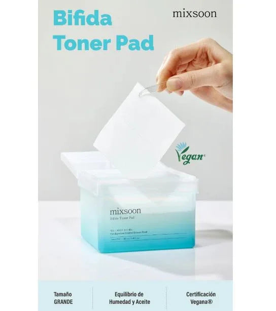 MIXSOON | Bífida Toner Pad - 120ud - InternationalCosmetic