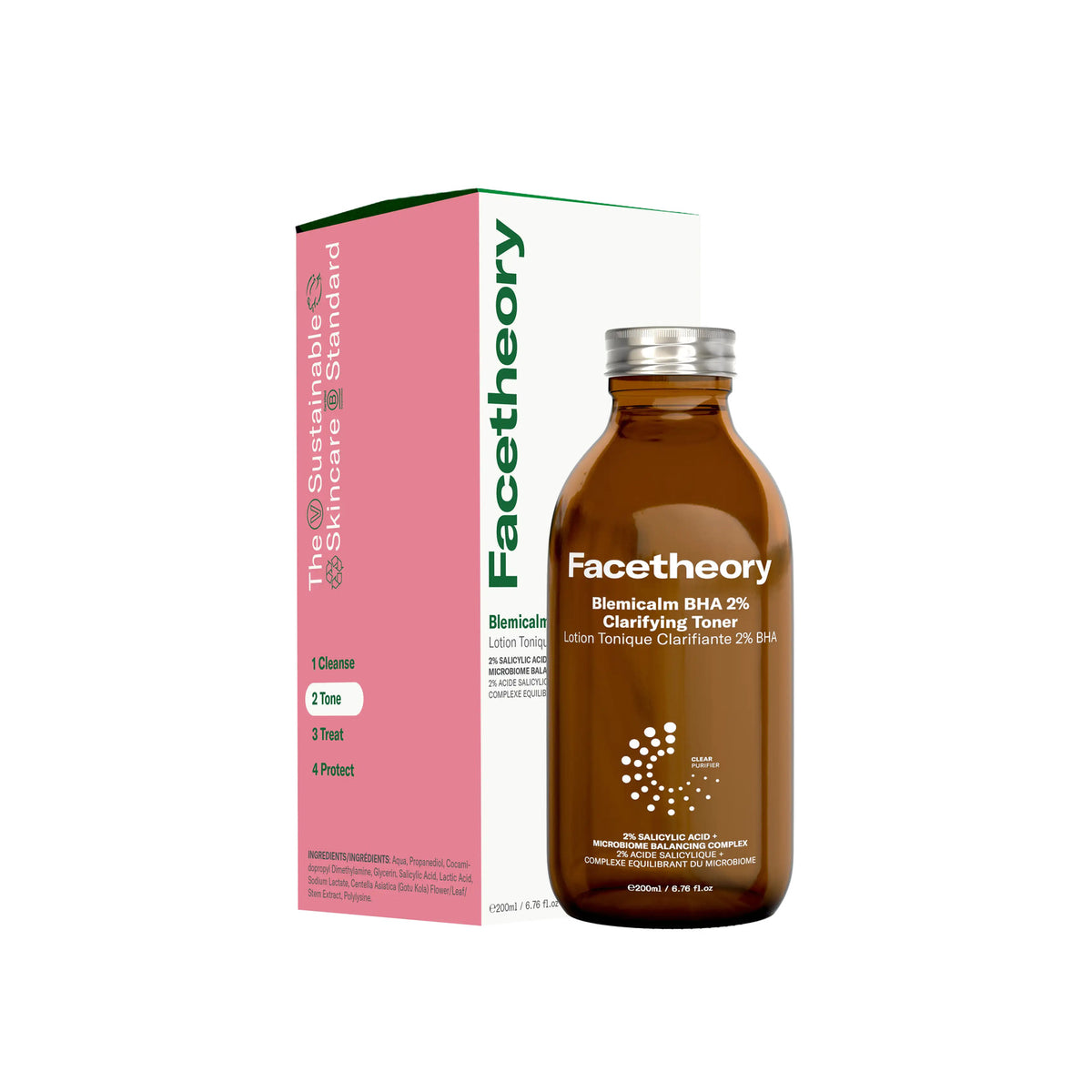 FACETHEORY | Tónico Aclarante Blemicalm con 2% de BHA - 200ml