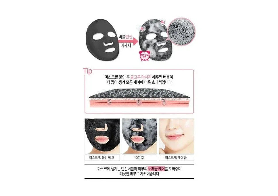 ELIZAVECCA | Witch Piggy Hell Pore Black Solution Bubble Serum Mask - 1ud - InternationalCosmetic