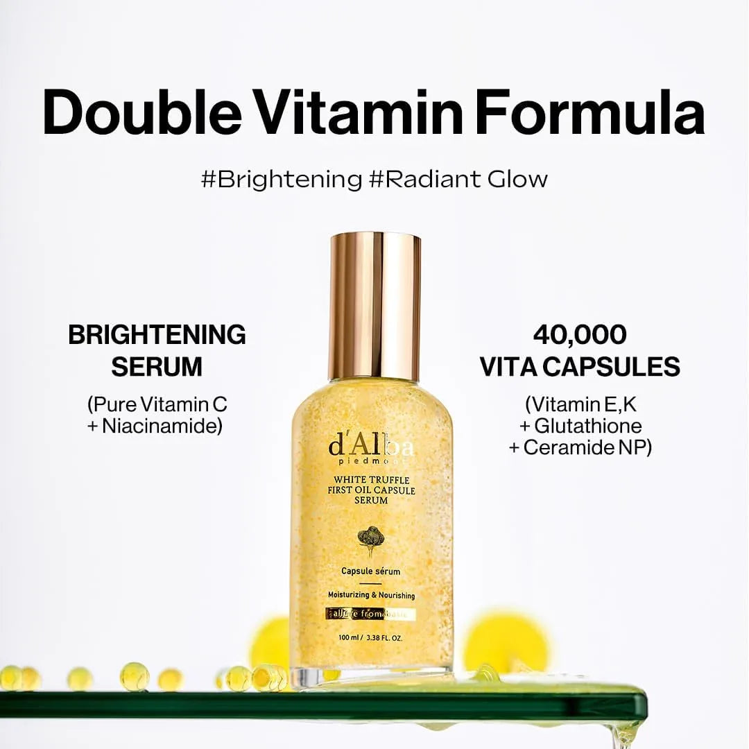 D'ALBA| Vita Toning Capsule Serum - 100ml - InternationalCosmetic