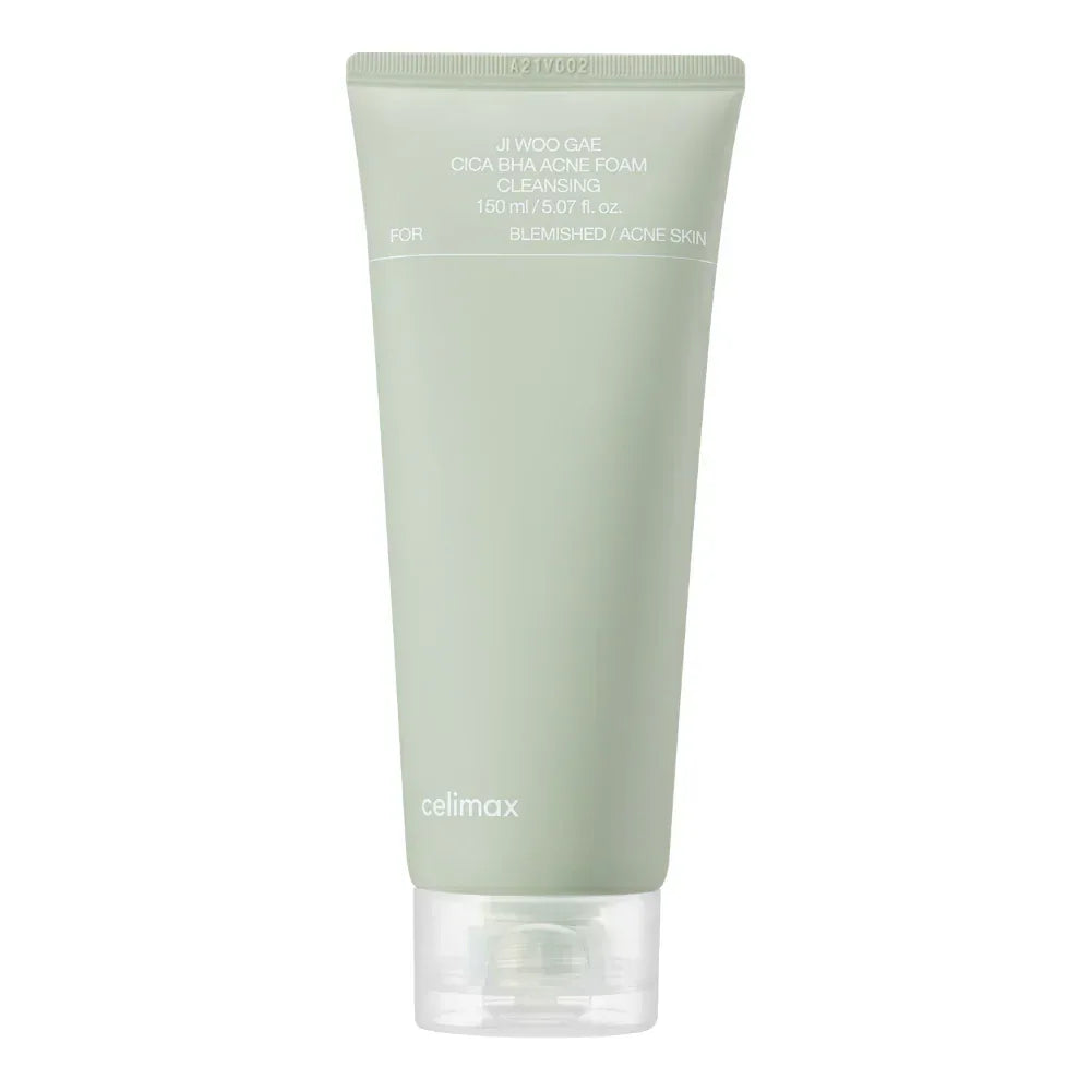 CELIMAX | Ji Woo Gae Cica Bha Acne Foam Cleansing – 150ml - InternationalCosmetic