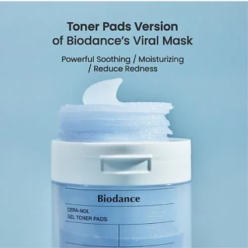 BIODANCE | Cera-nol Gel Toner Pad - 60ud - InternationalCosmetic