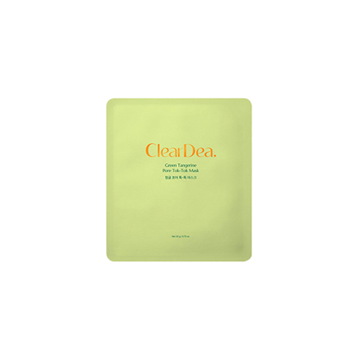 CLEARDEA | Green Tangerine Pore Tok-Tok Mask