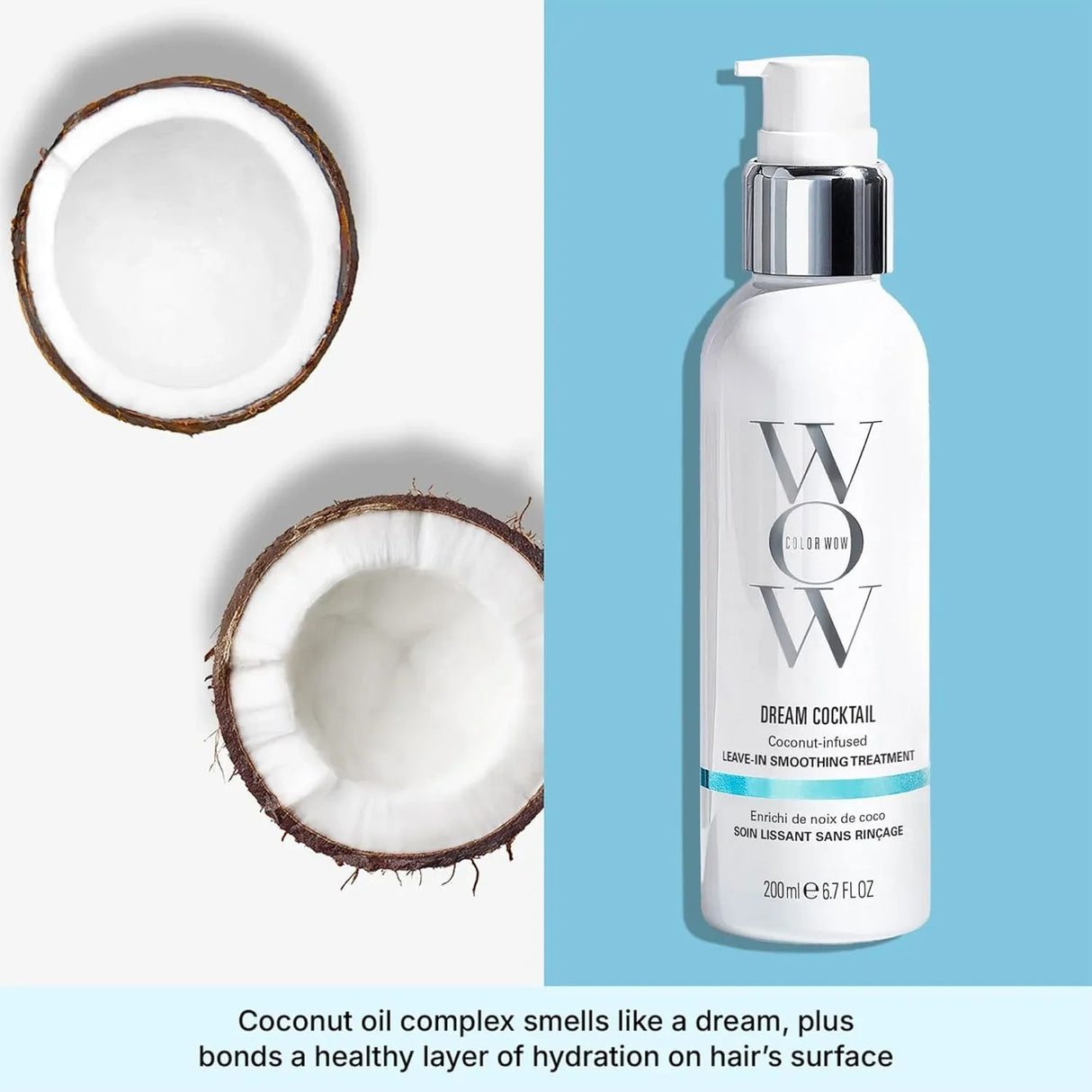 COLOR WOW | Dream Cocktail Coconut-infused Leave-in Smoothing Treatment - 200ml - InternationalCosmetic