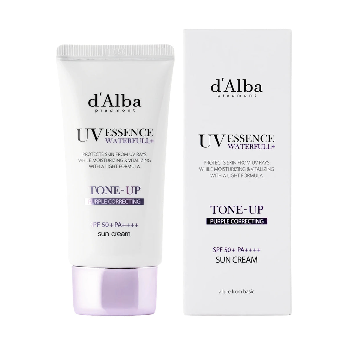 d'Alba Waterfull Tone-Up Sun Cream SPF50+ PA++++ Purple · 50 ml · imagen 2