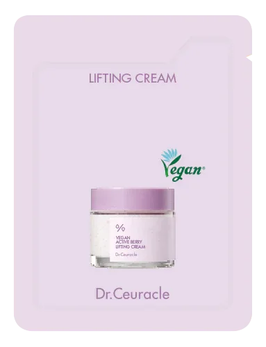 DR. CEURACLE | Muestra - Vegan Active Berry Lifting Cream - 2ml - InternationalCosmetic