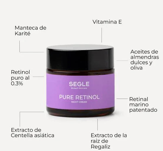 SEGLE | Pure Retinol Crema Facial - 50 ml - InternationalCosmetic