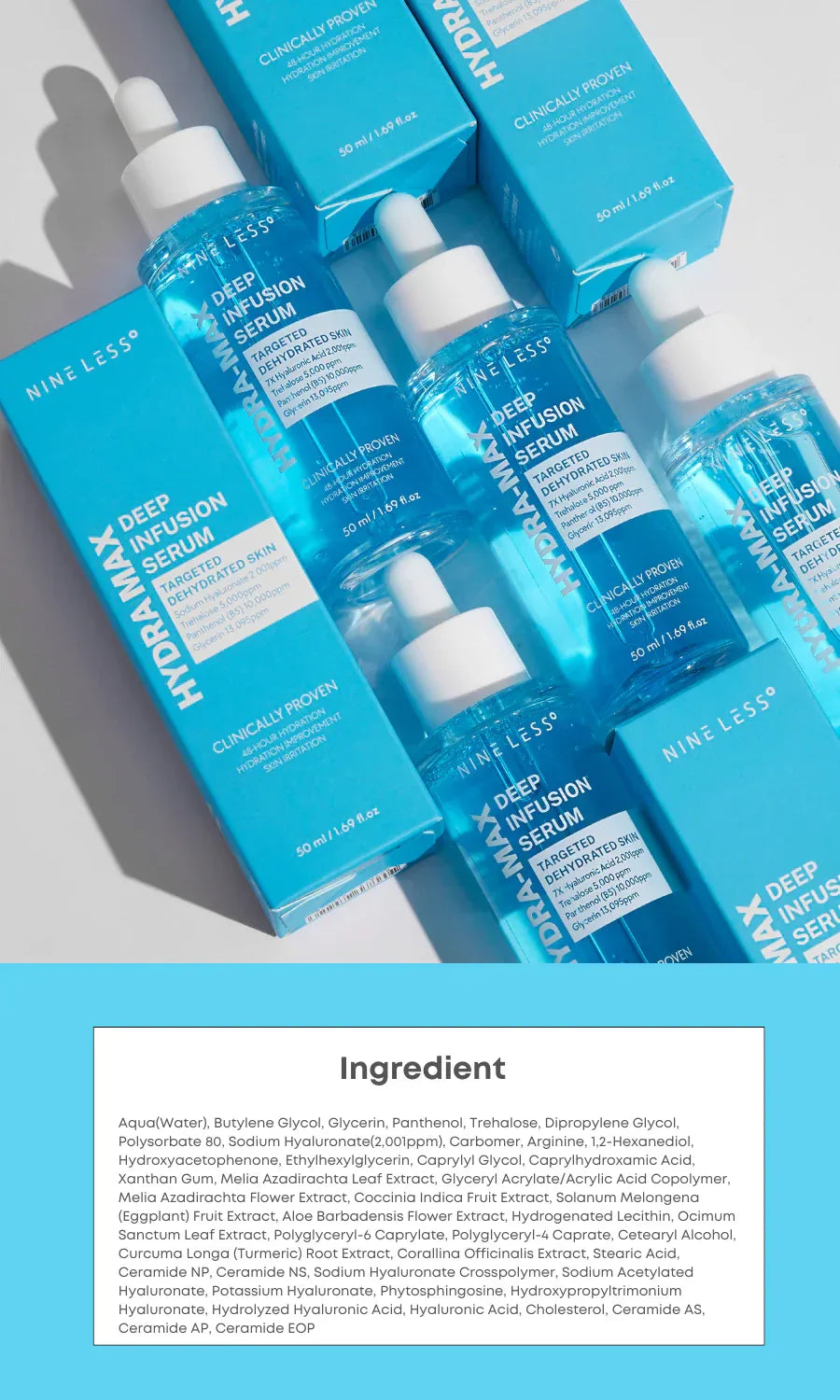 NINE LESS | Hydra Max Deep Infusion Serum - 30 ml - InternationalCosmetic