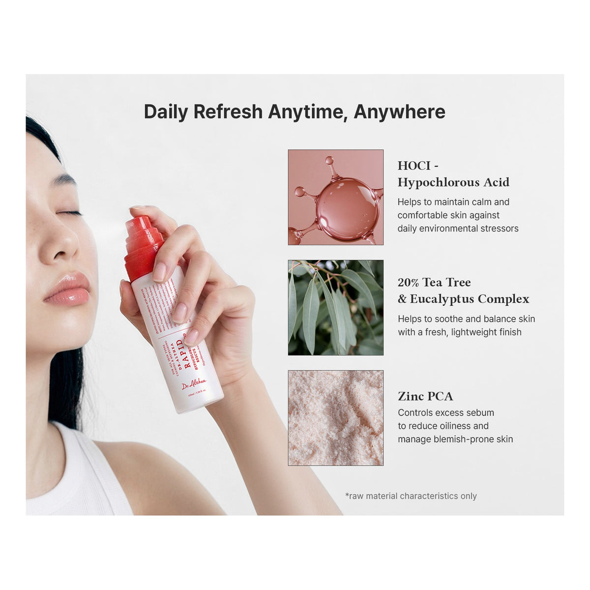 DR. ALTHEA | Rapid Hypochlorous Acid Rescue Mist - 60ml