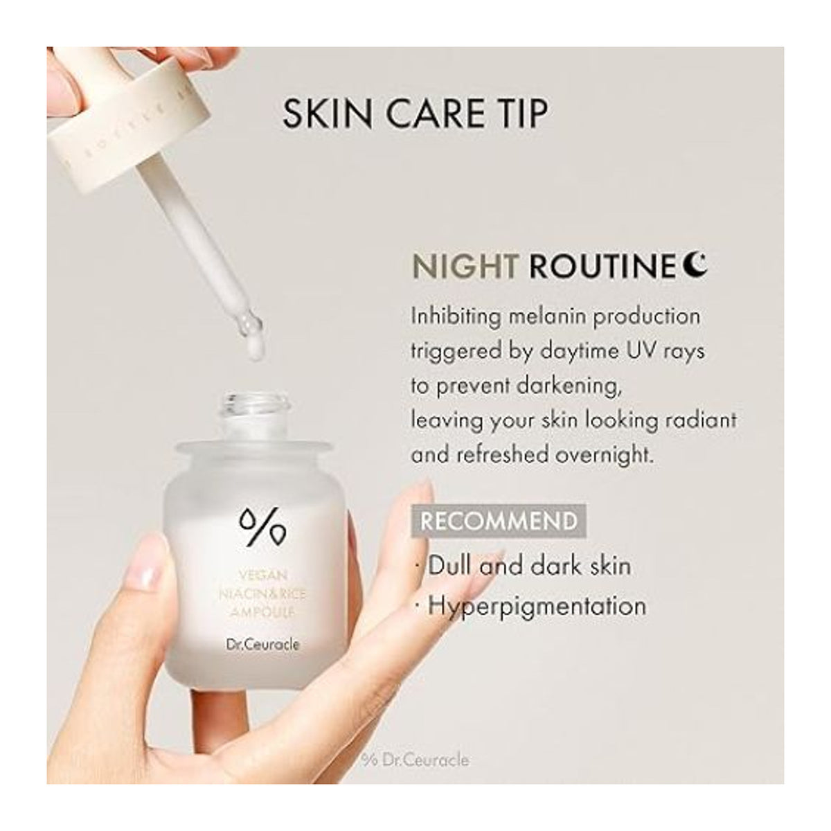 DR. CEURACLE | Vegan Niacin & Rice Ampoule - 30ml