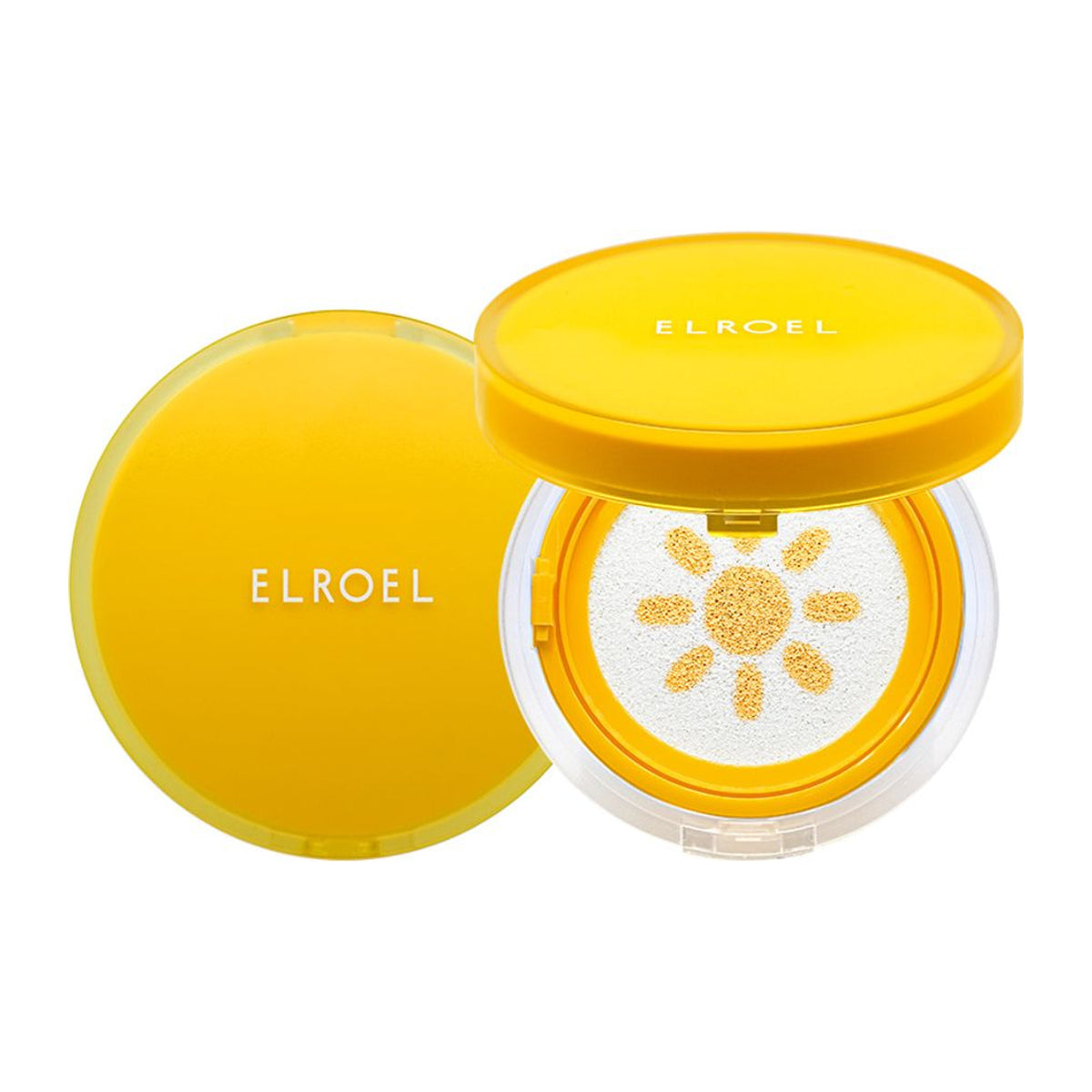 ELROEL Pang Pang Sun Cushion Plus - Sunscreen Cushion SPF50 - 15g: detalle del envase y de la presentación; protección solar y cuidado de la piel
