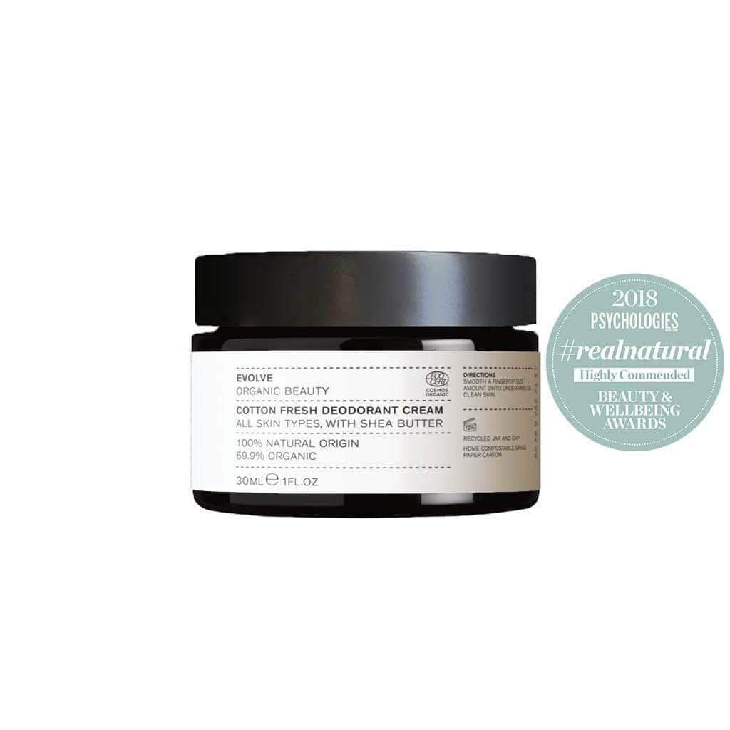 EVOLVE | Cotton Fresh Deodorant Cream - 30ml - InternationalCosmetic