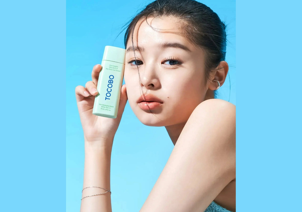TOCOBO | CICA Calming Sun Serum SPF50 Mini + Llavero - 10 ml - InternationalCosmetic
