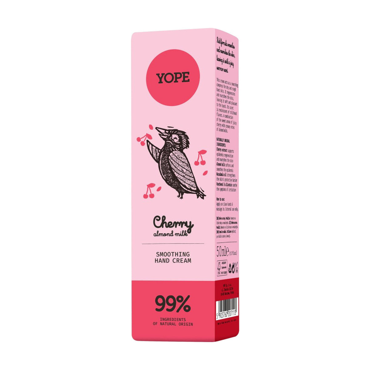 YOPE | Cherry & Almond Milk Hand Cream - 50ml